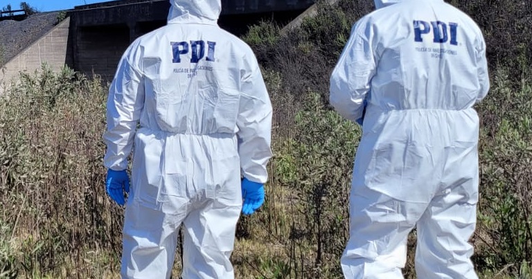 Brigada de Homicidios investiga hallazgo de cadáver en camino a El Radal en Molina