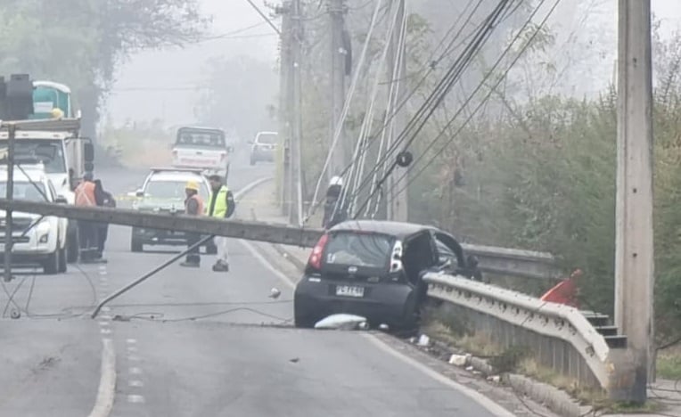 Adolescente de 16 años murió en accidente de tránsito camino a Sarmiento en Curicó