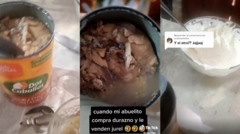 Abuelito compró duraznos en conserva en la feria y le vendieron jurel: "Ahí quedó la crema"