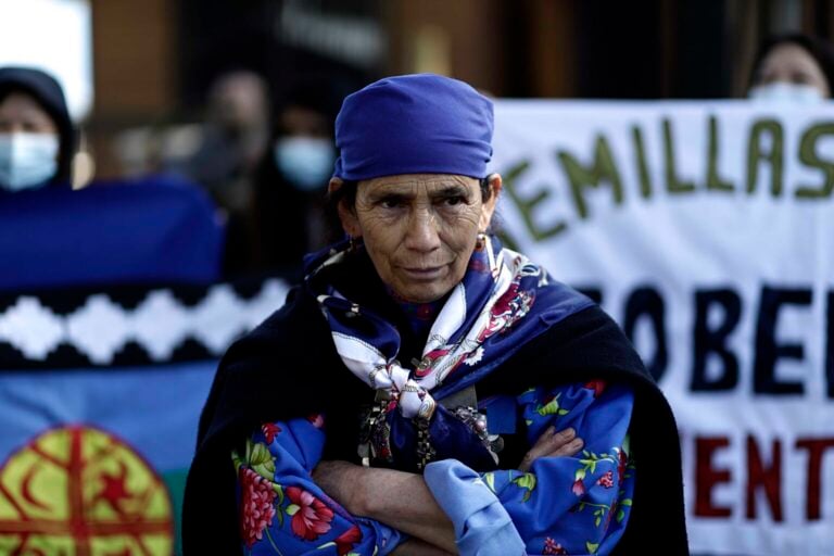 Machi Linconao no quiere expresidentes en la ceremonia de cierre de la Convención