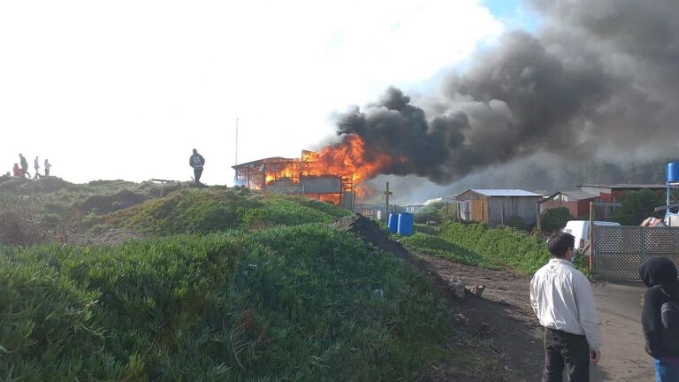 Adulto mayor muere en incendio registrado en Iloca