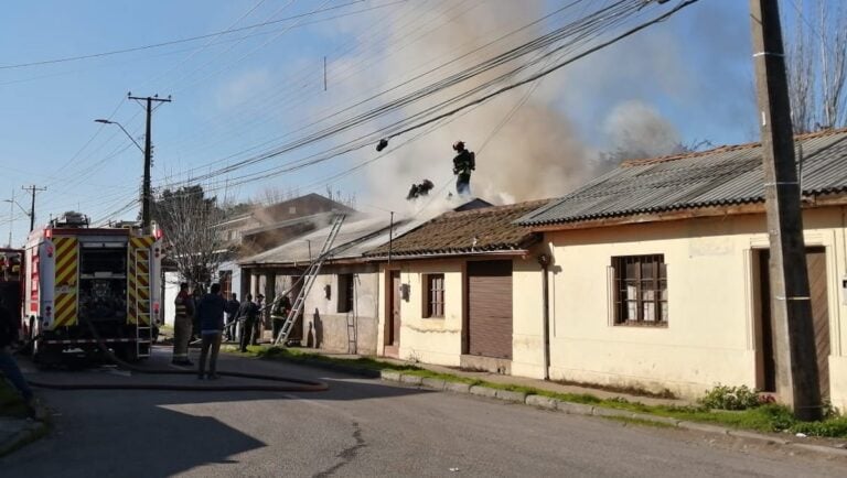 Octogenario salvó sin lesiones tras incendio en Molina