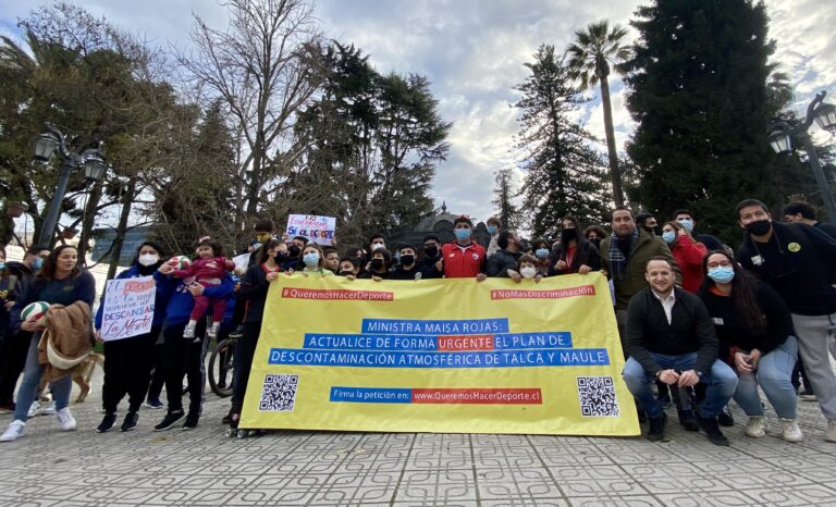 Autoridades del Maule lideraron manifestación para exigir actualización del PDA en Talca y Maule
