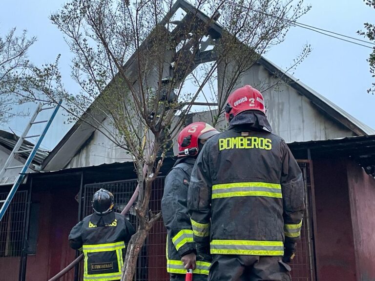 Hombre resulta con quemaduras tras incendio en Población Prosperidad