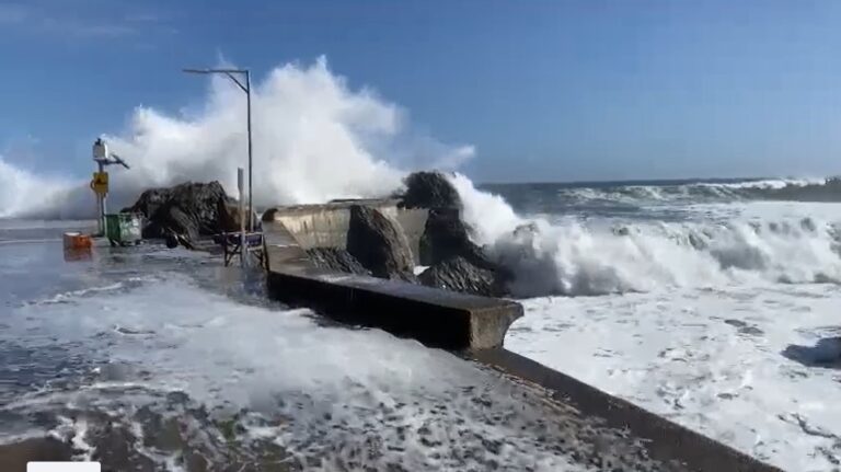 Marejadas afectarán a las costas del país a partir de este sábado