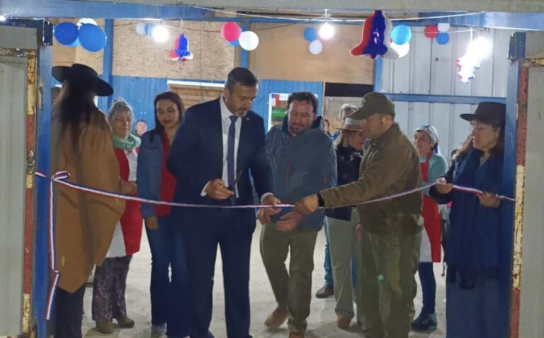 Inauguran ramada cerca del límite con Argentina