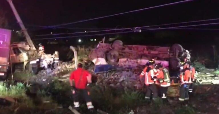 Dos de gravedad: violento accidente de tránsito deja nueve heridos de gravedad en Talca