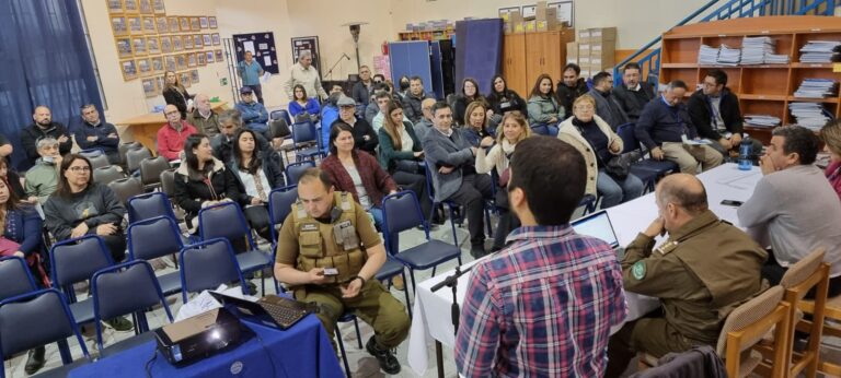 Vecinos del sector oriente continúan trabajo contra la delincuencia en Curicó