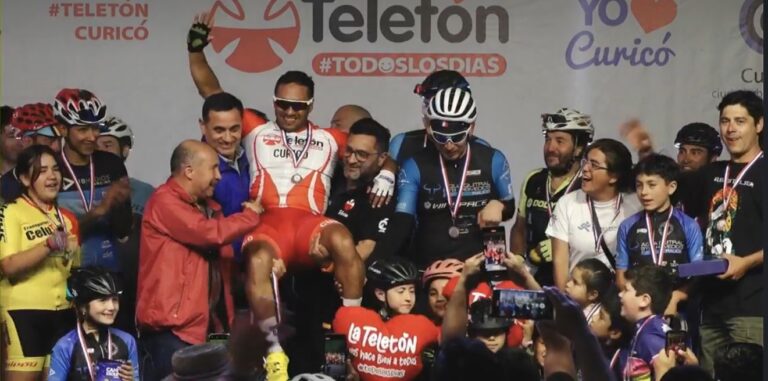 Ciclista cumplió el objetivo de las “27 horas de amor sobre la bicicleta”