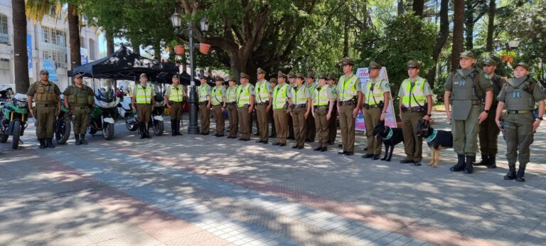 Carabineros da inicio al plan “Navidad Segura” en Curicó