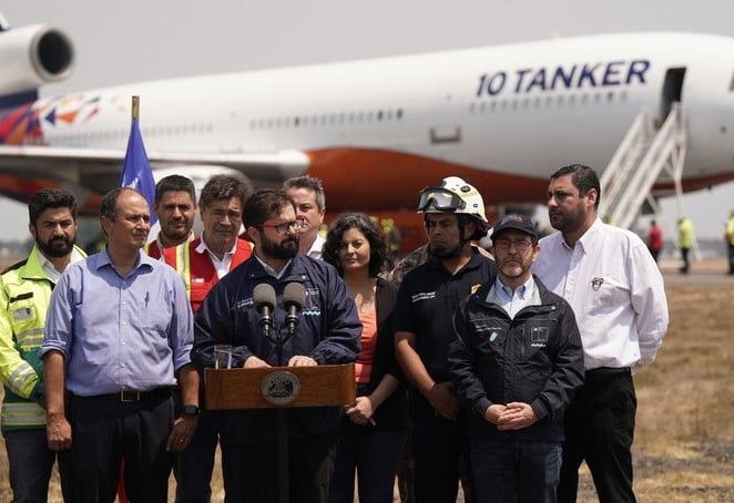 Presidente Gabriel Boric recibió al Ten Tanker en el Biobío