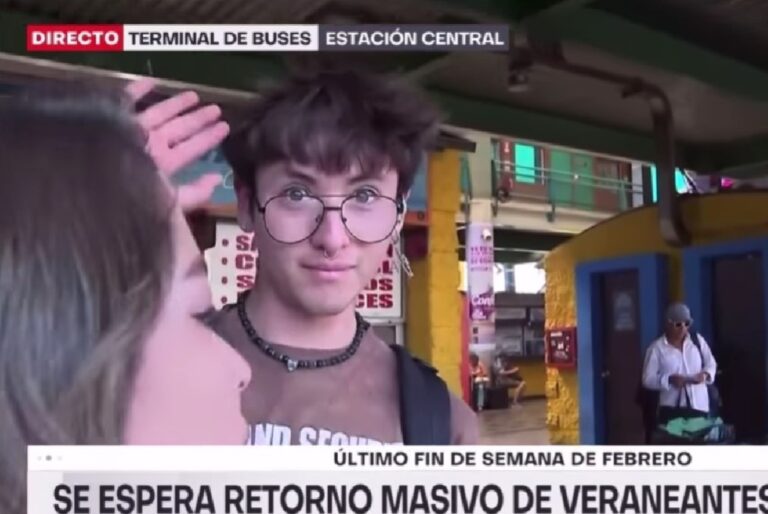 "Voy a drogarme": la incómoda respuesta a periodista de TVN en pleno despacho para el noticiero