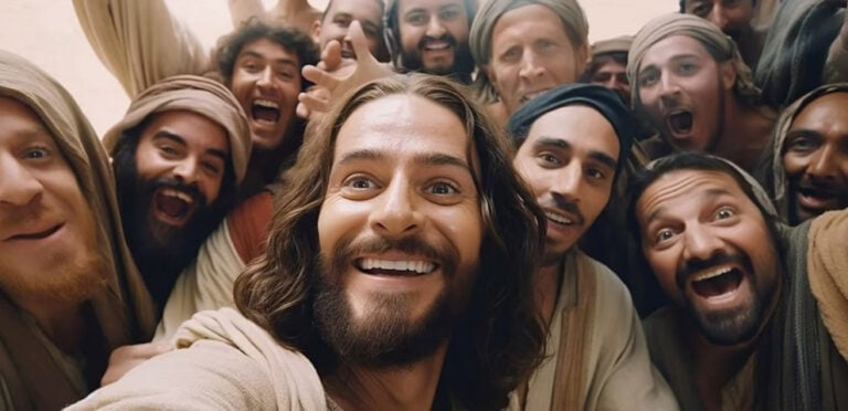 Inteligencia Artificial: ¿Cómo sería una selfie de Jesús en la Última Cena?