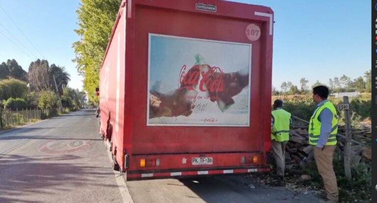 Violento asalto a camión repartidor de Coca-Cola en Sagrada Familia