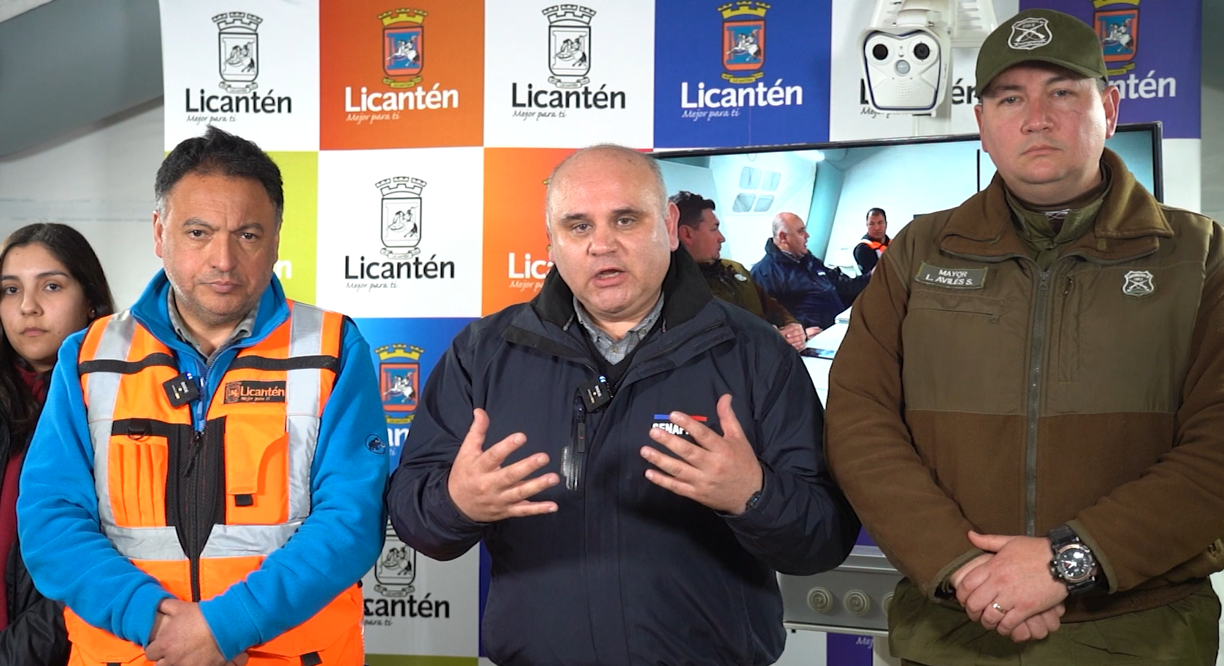 Autoridades de Licantén y Senapred Maule coordinan acciones preventivas ante nuevo sistema frontal