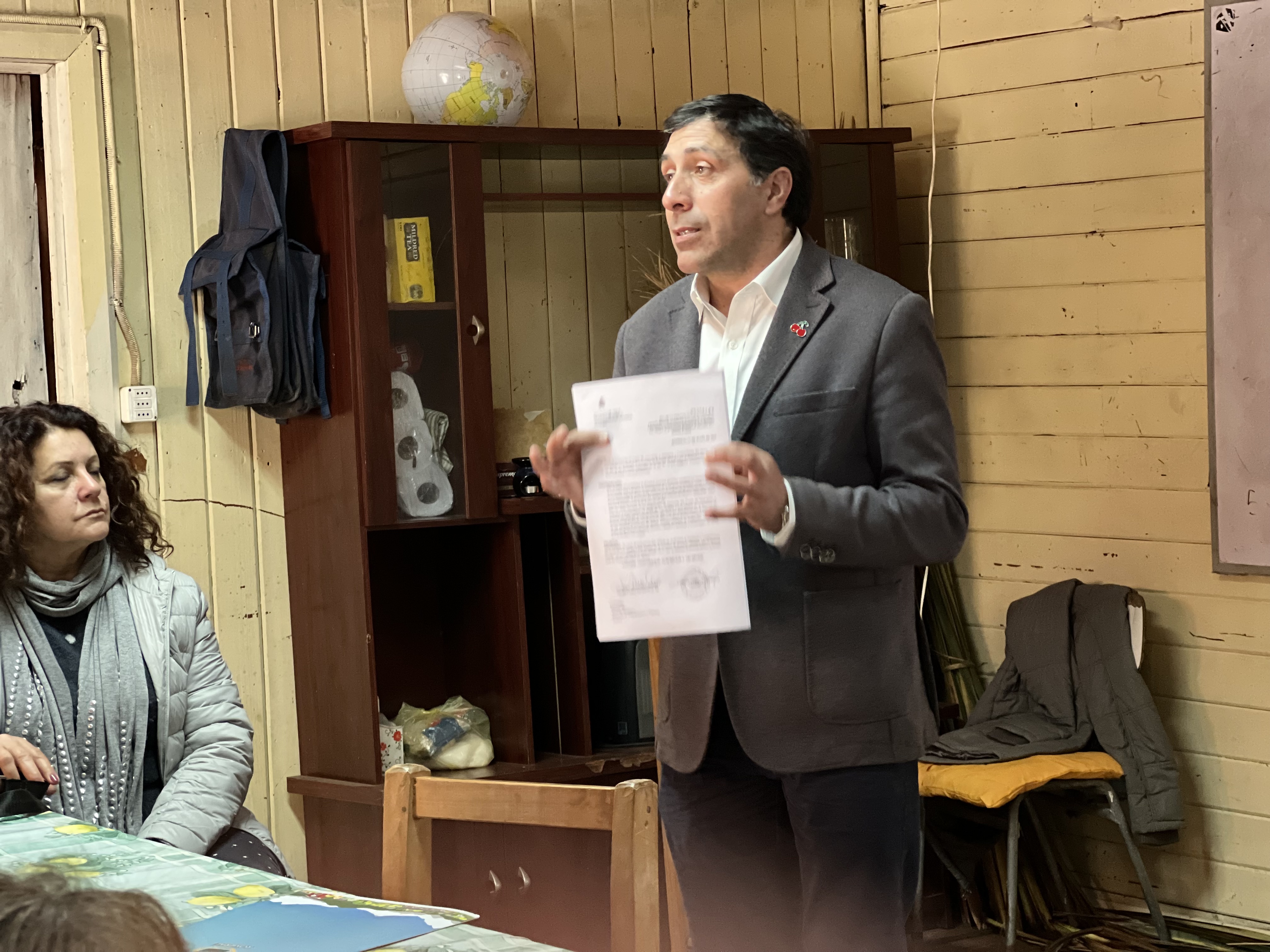 Alcalde de Romeral presenta fondo de apoyo a emprendedores afectados por sistema frontal