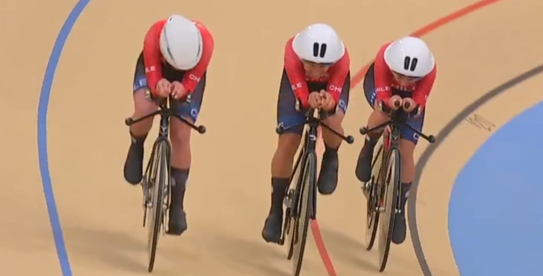 Ciclistas curicanas finalizaron quintas en la prueba de persecución por equipos