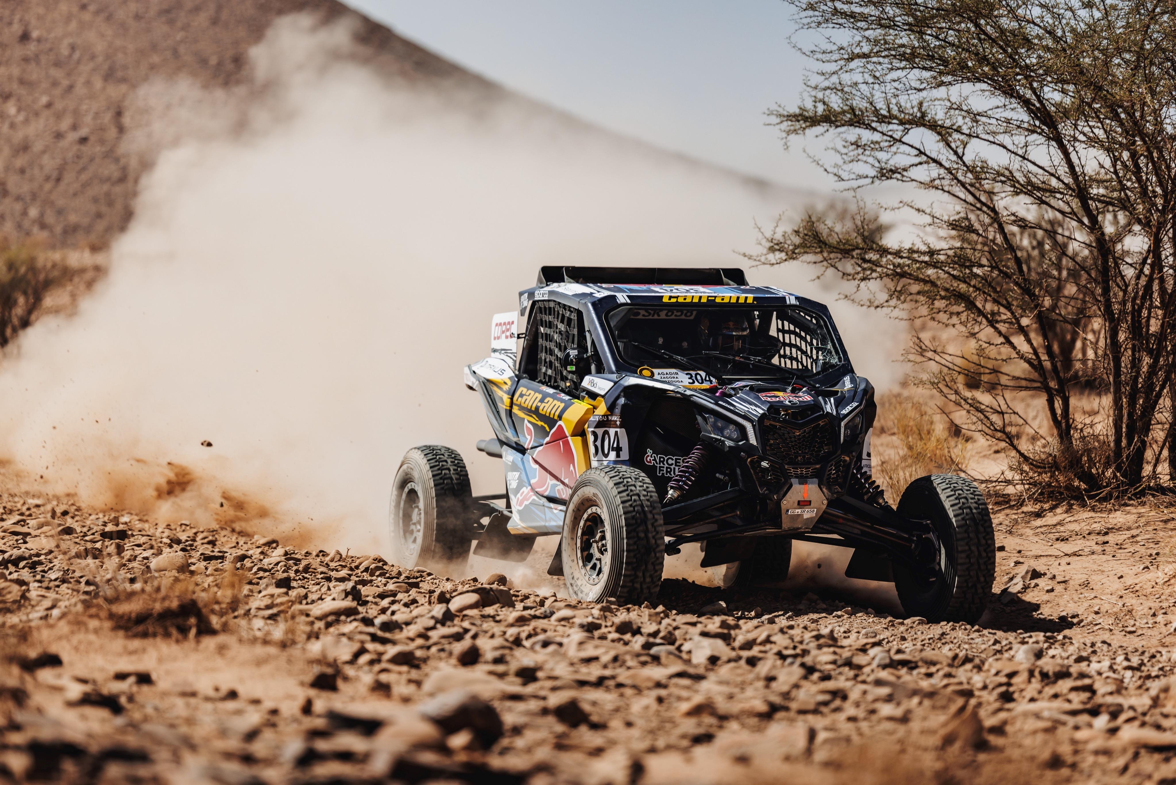 Abandonó la competencia: Chaleco dice adiós al Rally de Marruecos