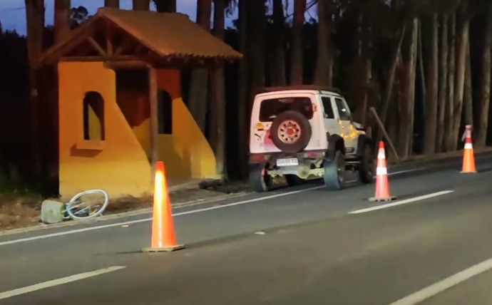 Dos menores resultan heridas tras colisión en sector Huapi de Licantén