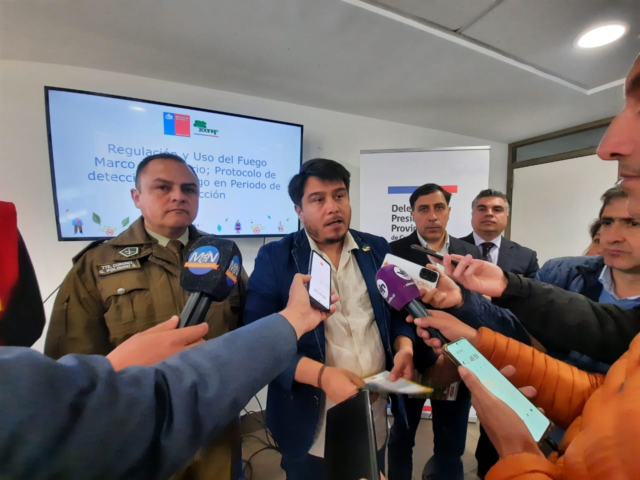 Autoridades realizan mesa provincial de protección contra incendios Forestales
