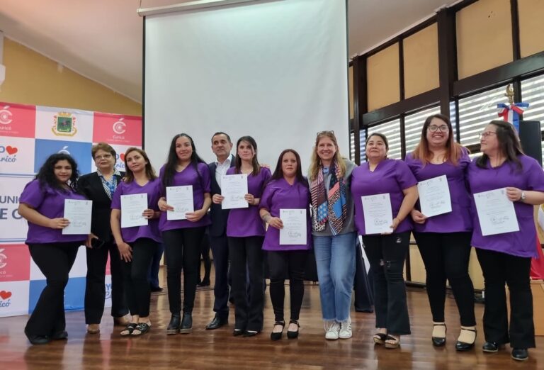 Taller de Habilidades Laborales certificó a 15 mujeres de Sarmiento en Curicó