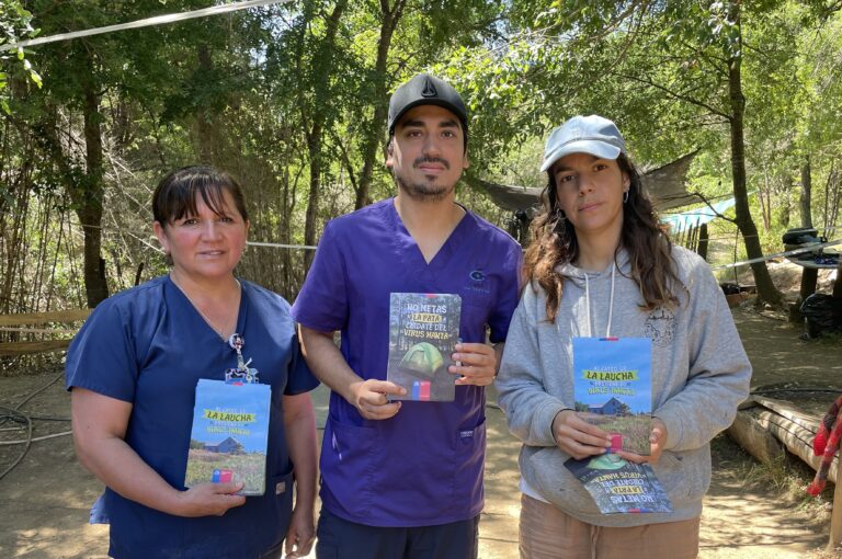 Salud Municipal de Curicó realizó campaña preventiva contra el virus Hanta en Potrero Grande y La Obra