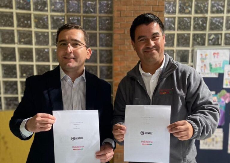 Gasmaule y DeliBest Chile firmaron convenio para abastecer programa de alimentación de Junaeb