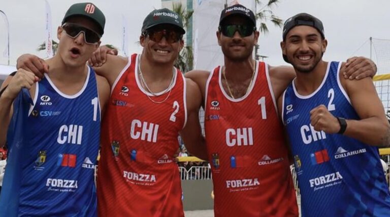 El equipo chileno de voley playa consiguió la clasificación a París 2024