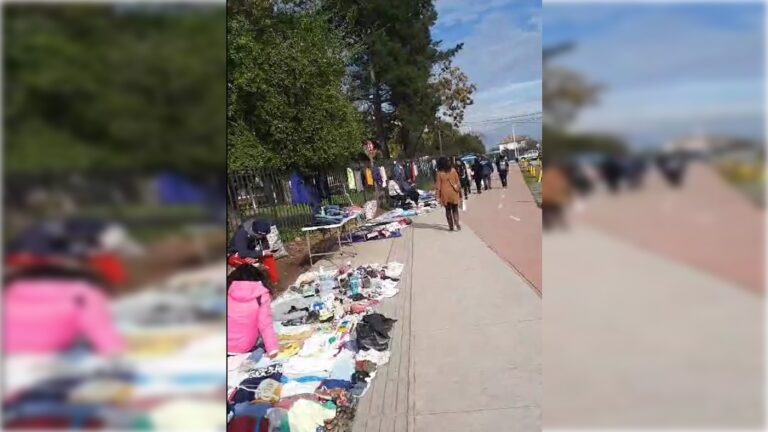 Vecinos denuncian que comercio ilegal se tomó alrededores del Hospital de Curicó