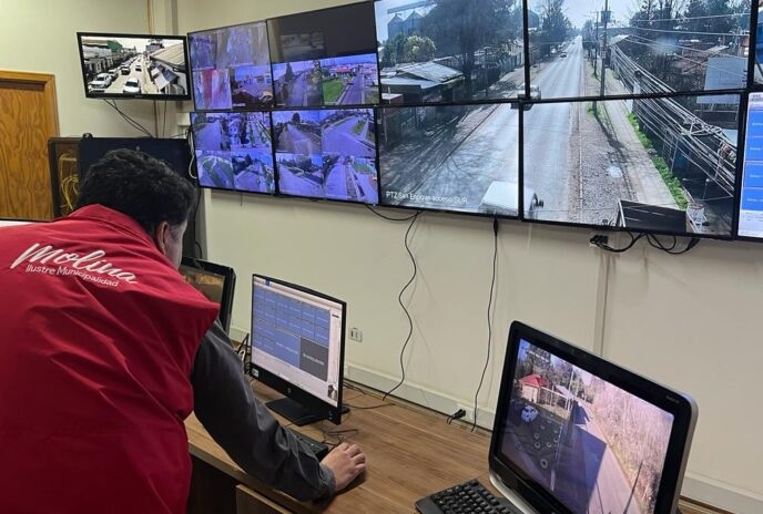 Molina está en ranking de las diez comunas con más de cámaras de seguridad en Chile