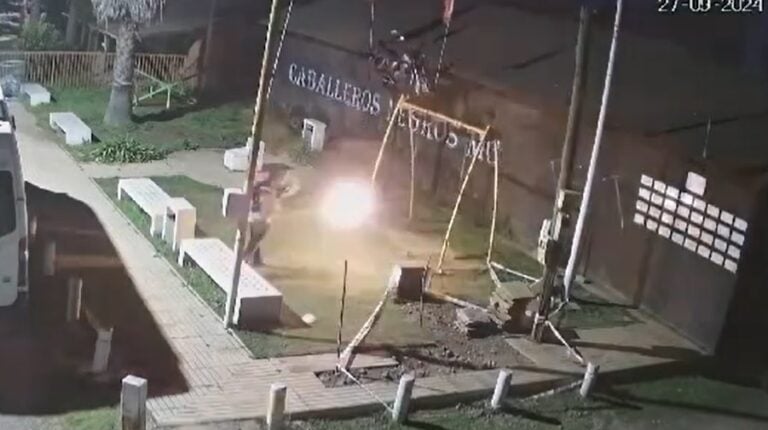 Investigan atentado incendiario contra “Caballeros Negros” de Romeral