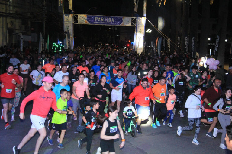 Con éxito se desarrolló la Corrida Nocturna Curicó 2024