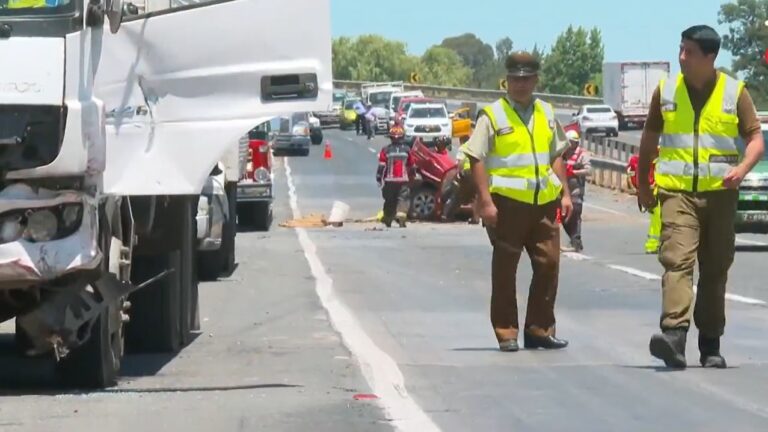 Camionero que causó muerte de menor en la Ruta 5 queda en prisión preventiva: Conducía bajo los efectos de la cocaína