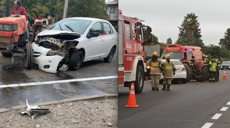 Concejal de Molina lesionado tras colisión con tractor en Ruta K-175