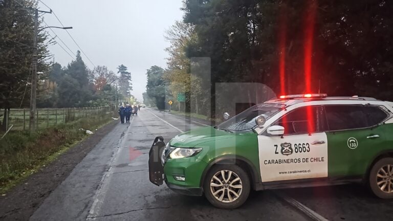 Grave adulto mayor atropellado en Molina: Carabineros detiene a conductor que se había dado a la fuga