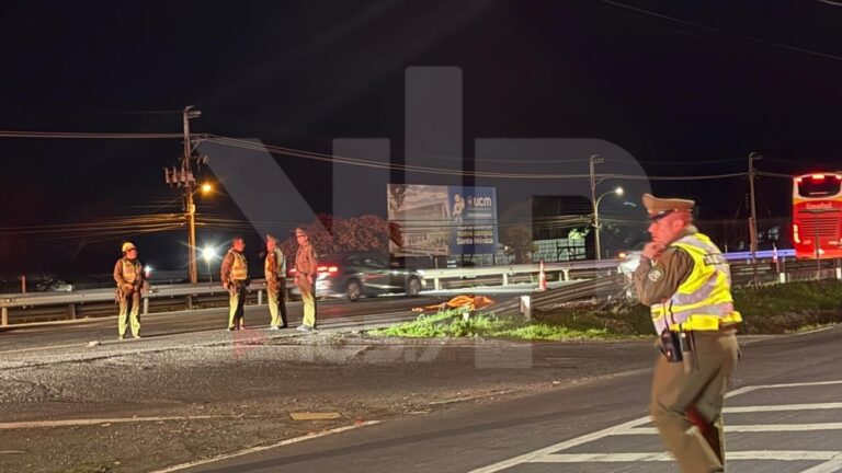 SML confirma identidad de hombre atropellado en Ruta 5 Sur