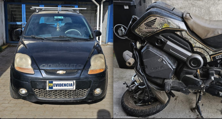 PDI detiene a sujeto por receptación de vehículos robados y vinculado a robo en servicentro en Maule