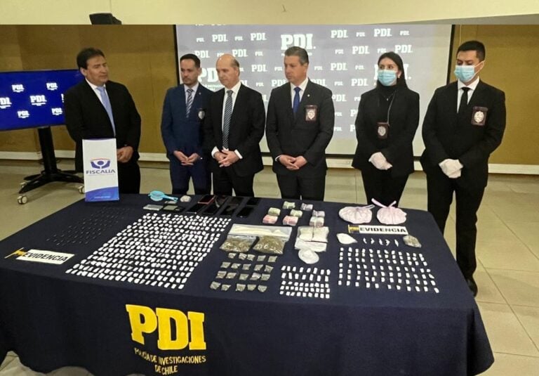 Operativo policial en Curicó dejó diez detenidos privados de libertad y millonario decomiso de drogas