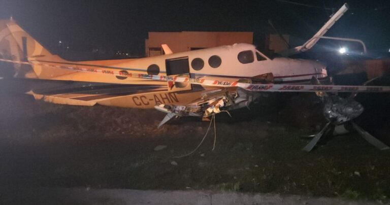 Avioneta se precipita dejando cuatro heridos en la región de O´higgins