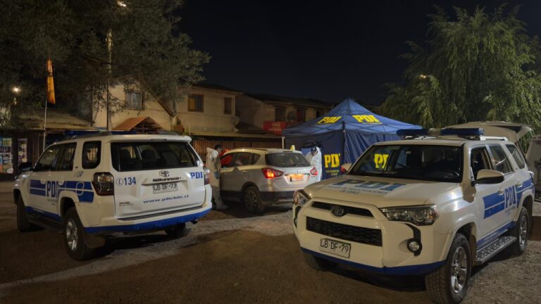 PDI detiene a imputado por doble homicidio con arma de fuego ocurrido en Talca