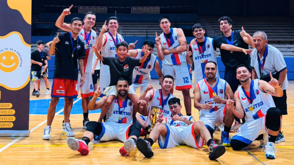 Atlético Curicó se consagró como el mejor equipo del básquetbol amateur
