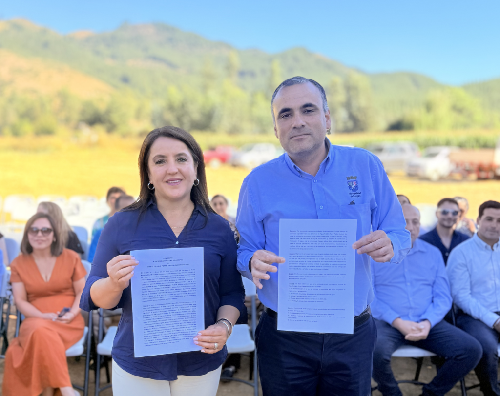 Municipio de Curepto impulsó inauguración de histórico Sistema de Agua Potable Rural