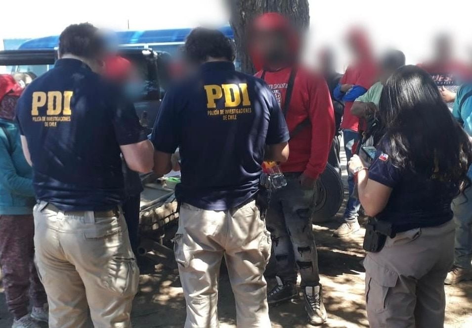 PDI fiscaliza empresa frutícola en Longaví: Dos trabajadores fueron denunciados