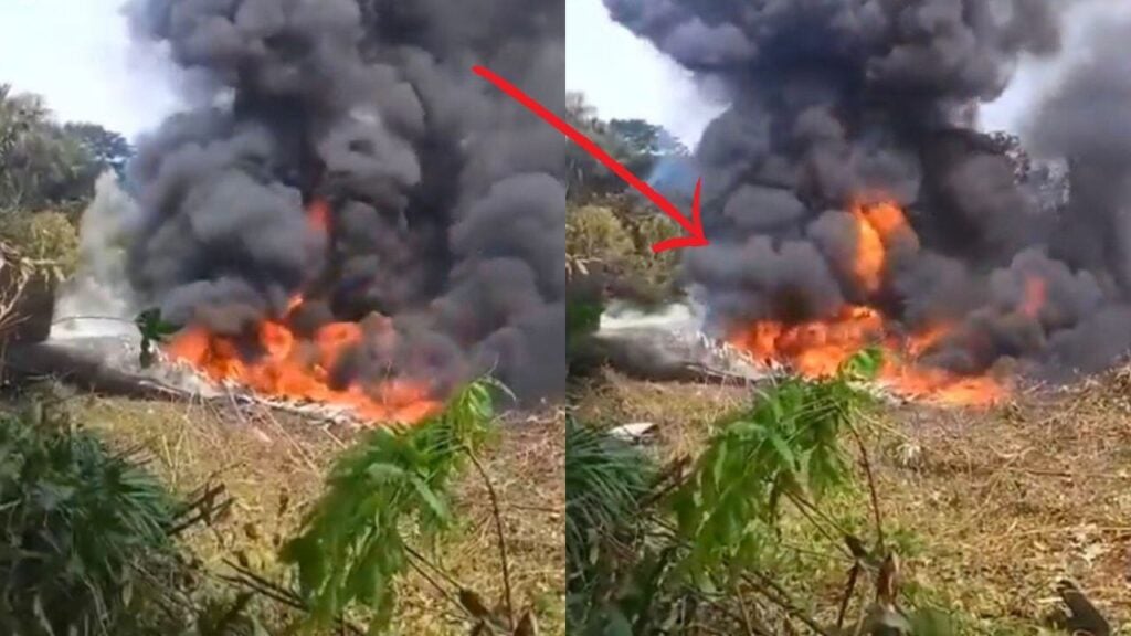 Avión militar Hércules se estrelló en Colombia con más de cien personas a bordo