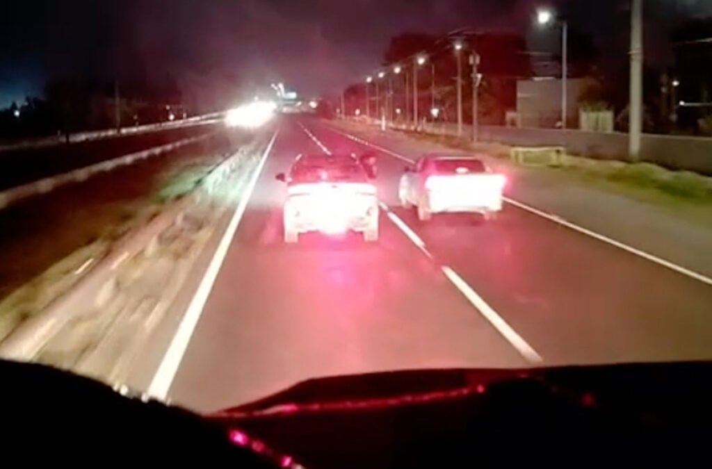 Impactante registro: Camionero grabó el momento exacto en que fue interceptado y secuestrado en la Ruta 5 Sur