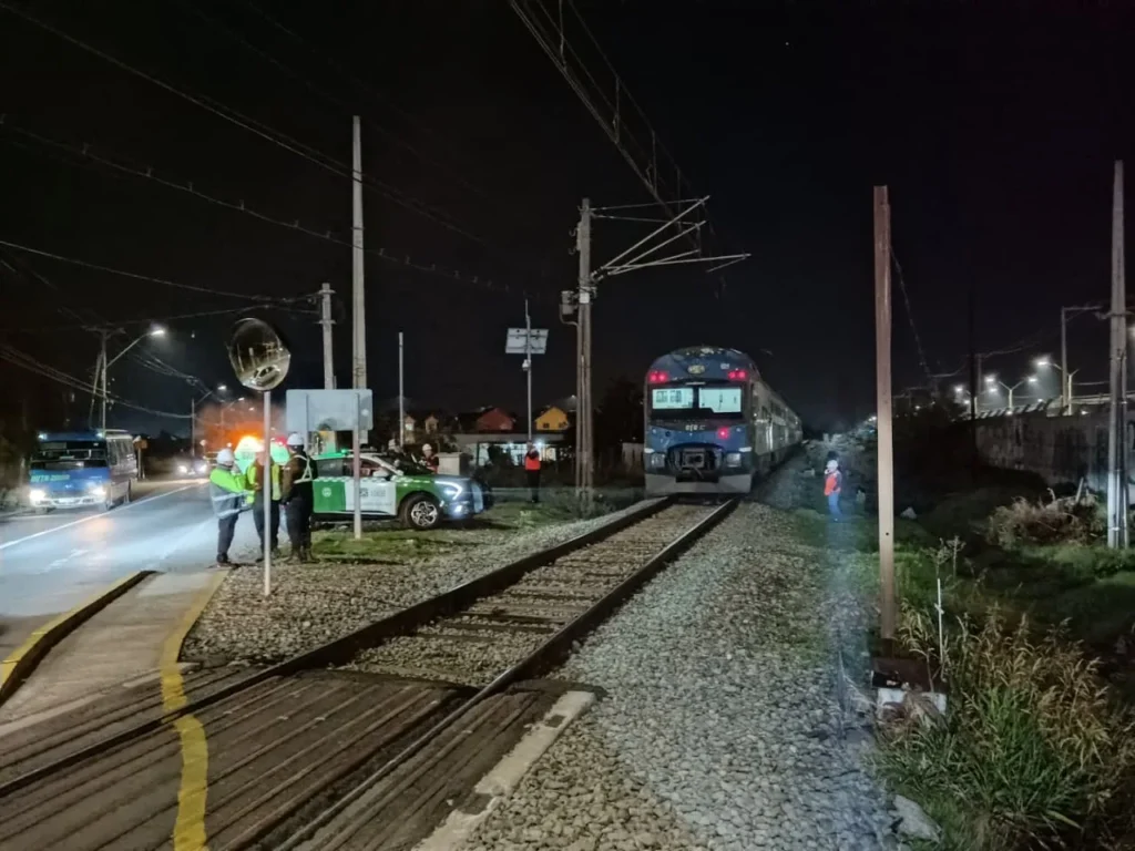 Joven de 19 años fallece tras ser arrollado por un tren en Curicó