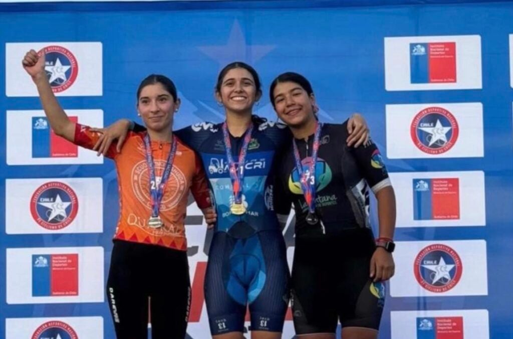 Fernanda Pizarro brilla con tres oros en la Copa Chile de Pista