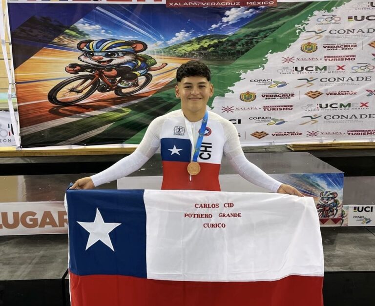 Carlos Cid obtiene medalla de bronce en el Campeonato Panamericano de Pista Junior en México