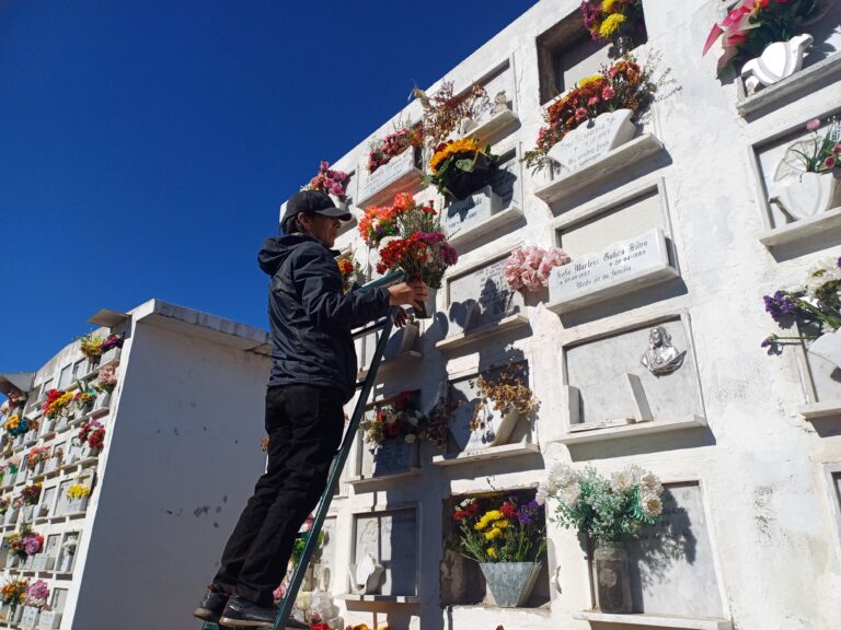 Masiva concurrencia en el Cementerio Municipal de Curicó para conmemorar el Día de la Madre