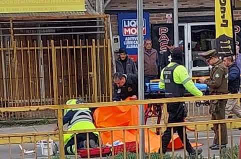 Mujer fallece tras ser atropellada por motorista de aplicación en Curicó
